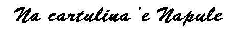 Na cartulina 'e Napule